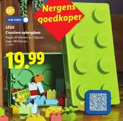 Lidl Lego creatieve opbergdoos aanbieding