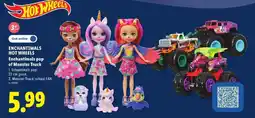 Lidl Enchantimals hot wheels aanbieding