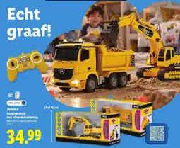 Lidl Bouwvoertuig met afstandsbediening aanbieding