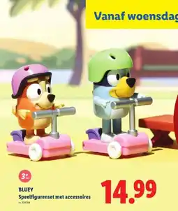 Lidl Bluey speelfigurenset met accessoires aanbieding