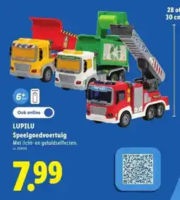Lidl Lupilu speelgoedvoertuig aanbieding