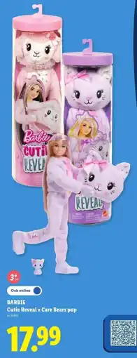 Lidl barbie cutie reveal x care bears pop aanbieding