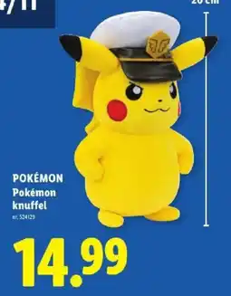 Lidl pokemon knuffel aanbieding