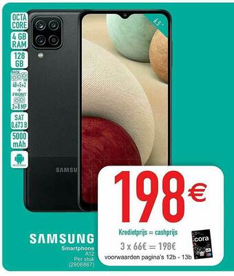 Cora Samsung Smartphone A12 aanbieding