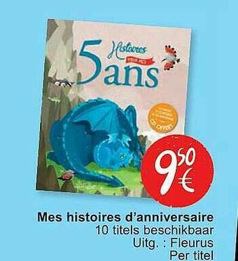 Cora Mes Histoires D Anniversaire aanbieding