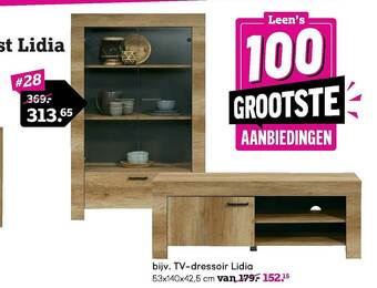 Leen Bakker Tv Dressoir Lidia aanbieding