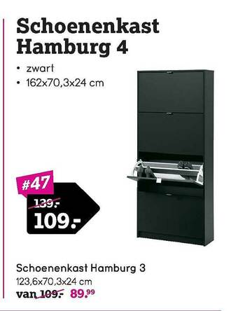 Leen Bakker Schoenenkast Hamburg 4 aanbieding