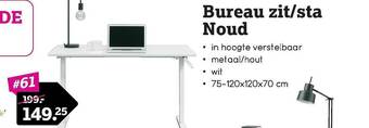 Leen Bakker Bureau Zit Sta Noud aanbieding