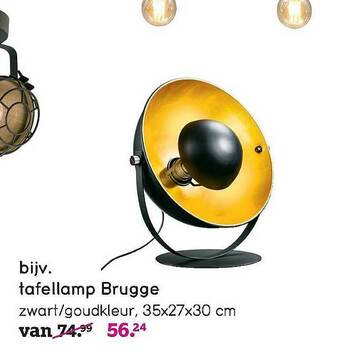 Leen Bakker Tafellamp Brugge aanbieding