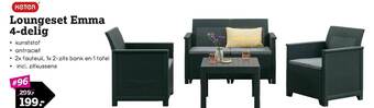 Leen Bakker Loungeset Emma 4 Delig aanbieding