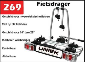 iTEK Fietsdrager aanbieding