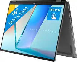 Coolblue ASUS Vivobook 16 Flip TP3607SA-SI131W aanbieding