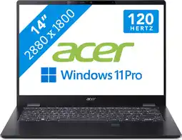 Coolblue Acer TravelMate P6 14 AI TMP614-54-TCO-70QD QWERTY aanbieding