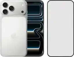 Coolblue Apple iPhone 17 Pro Max 256GB Zilver + BlueBuilt Screenprotector Glas aanbieding