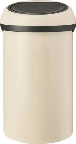Coolblue Brabantia Touch Bin 60 Litres Soft Beige aanbieding