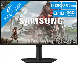 Coolblue Samsung G6 G61SH LS27HG612SUXEN OLED aanbieding