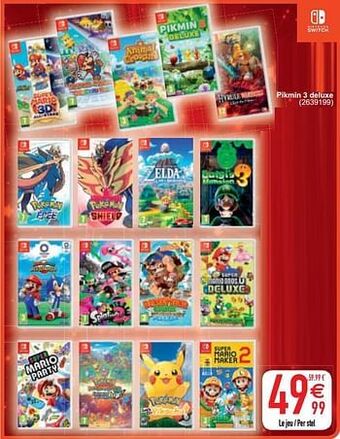 Cora Pikmin 3 deluxe aanbieding