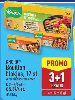 ALDI Knorr bouillon blokjes aanbieding
