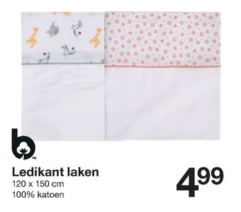 Zeeman Ledikant laken aanbieding