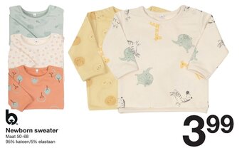 Zeeman Newborn sweater aanbieding
