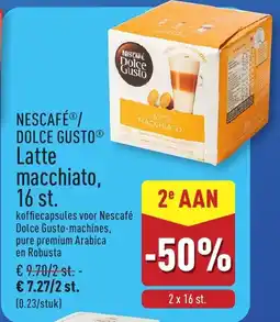 ALDI Nescafe dolce gusto latte macchiato aanbieding