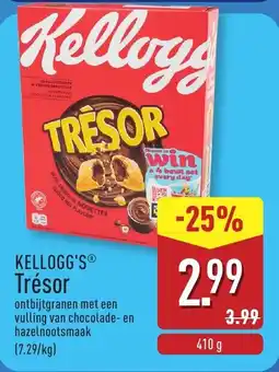ALDI Kellogg's trésor aanbieding