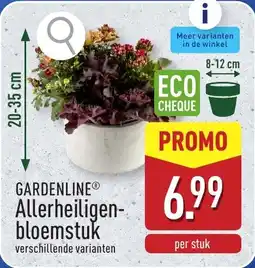ALDI Gardenline allerheiligen bloemstuk aanbieding