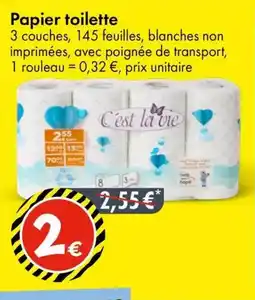 TEDi Papier toilette aanbieding