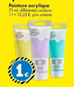 TEDi Peinture acrylique aanbieding