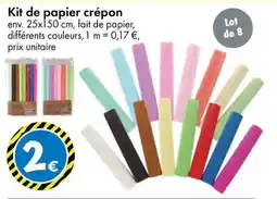 TEDi Kit de papier crépon aanbieding