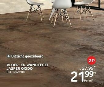 Brico Vloer- en wandtegel jasper oxido aanbieding