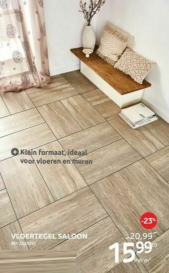 Brico Vloertegel saloon aanbieding