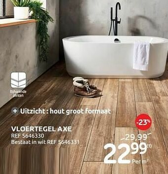 Brico Vloertegel axe aanbieding