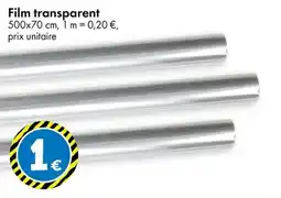 TEDi Film transparent aanbieding