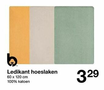 Zeeman Ledikant hoeslaken aanbieding