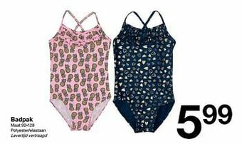 Zeeman Badpak aanbieding
