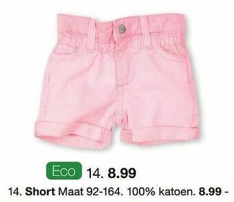 Zeeman Short aanbieding