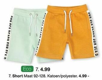 Zeeman Short aanbieding