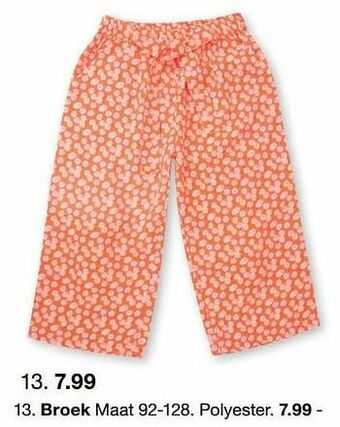 Zeeman Broek aanbieding