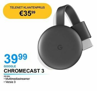 Google chromecast 3