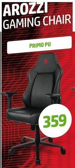 VCD Arozzi gaming chair primo pu aanbieding
