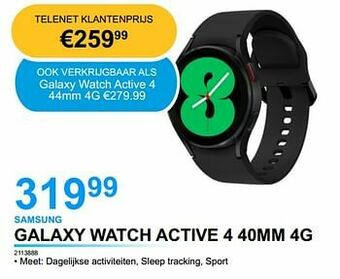 Samsung galaxy watch active 4 40mm 4g