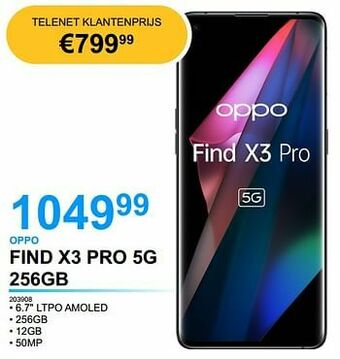 Derco Systems Oppo find x3 pro 5g 256gb aanbieding
