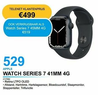 EHBO PC Apple watch series 7 41mm 4g aanbieding