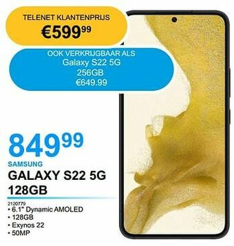 Samsung galaxy s22 5g 128gb