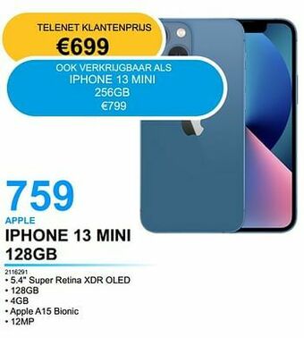 Apple iphone 13 mini 128gb