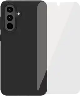 Coolblue BlueBuilt Samsung Galaxy A56 Back Cover Zwart + BlueBuilt screenprotector Glas aanbieding