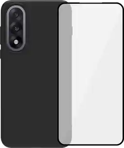 Coolblue BlueBuilt OnePlus Nord 5 Back Cover Zwart + Screenprotector Glas aanbieding
