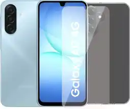 Coolblue Samsung Galaxy A17 128Go Bleu 4G + Pack d'Accessoires aanbieding