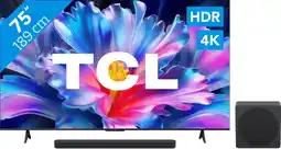 Coolblue TCL LED 75 P6L (2026) + TCL A65K aanbieding